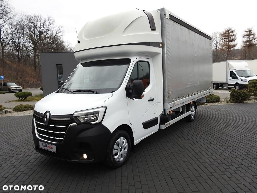 Renault MASTER  PLANDEKA 10 PALET WEBASTO TEMPOMAT LEDY PNEUMATYKA KLIMATYZACJA  165KM - 19
