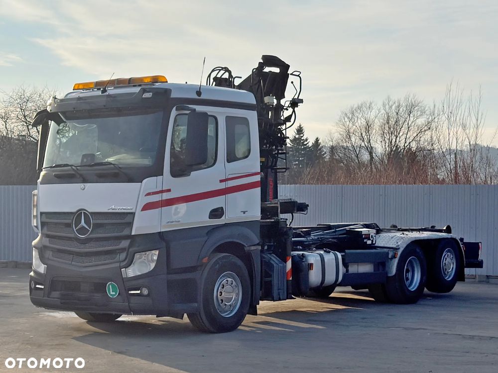 Mercedes-Benz ACTROS 2542 * HAKOWIEC * LOGLIFT 105 Z * STAN BDB - 4