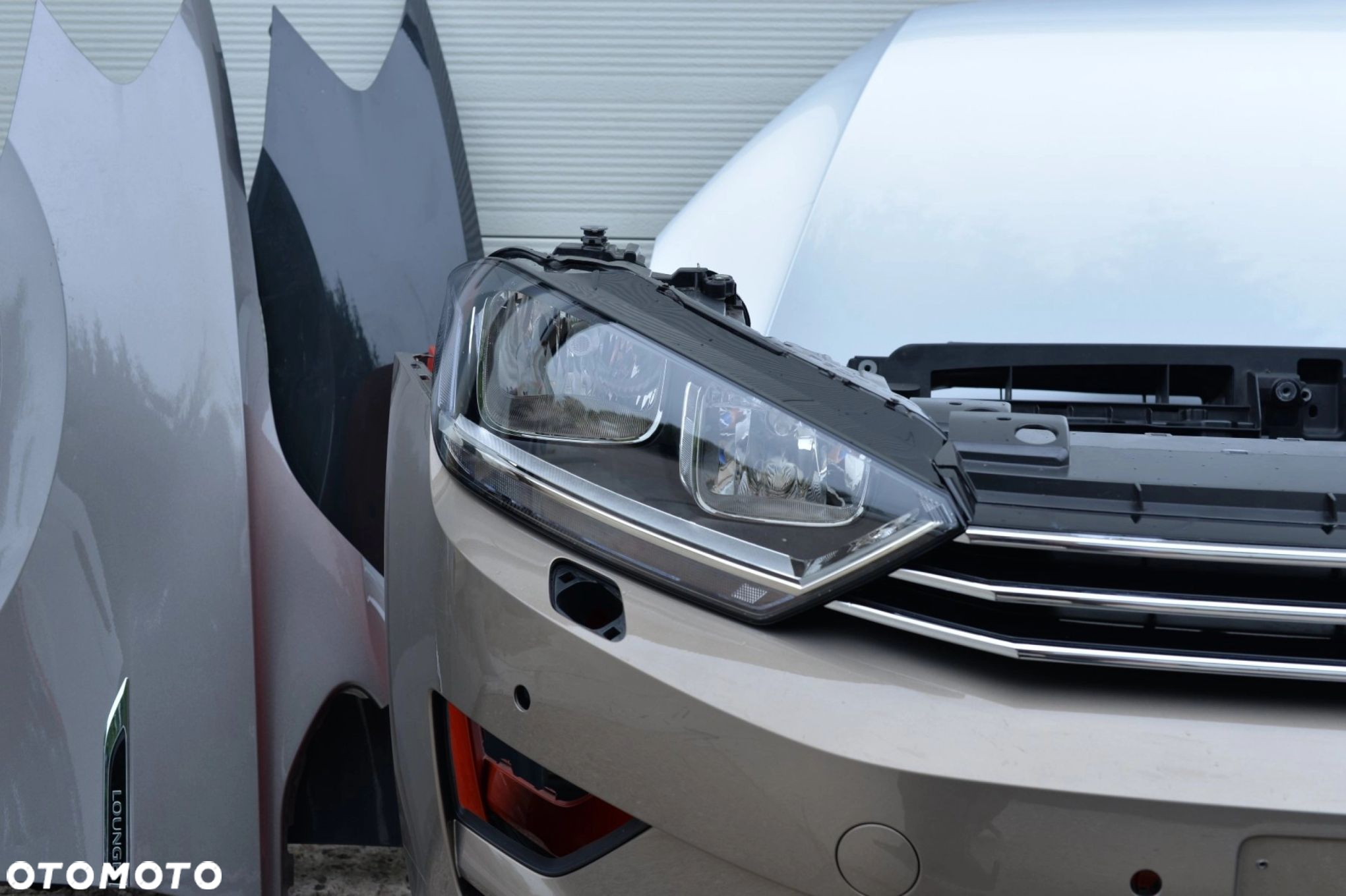 MASKA ZDERZAK GRILL BŁOTNIK LAMPA H7 XENON PAS BELKA VW GOLF SPORTSVAN - 8