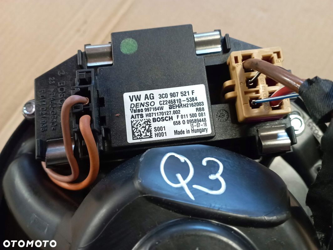 AUDI Q3 DMUCHAWA WENTYLATOR N998923D 3C0907521F - 4