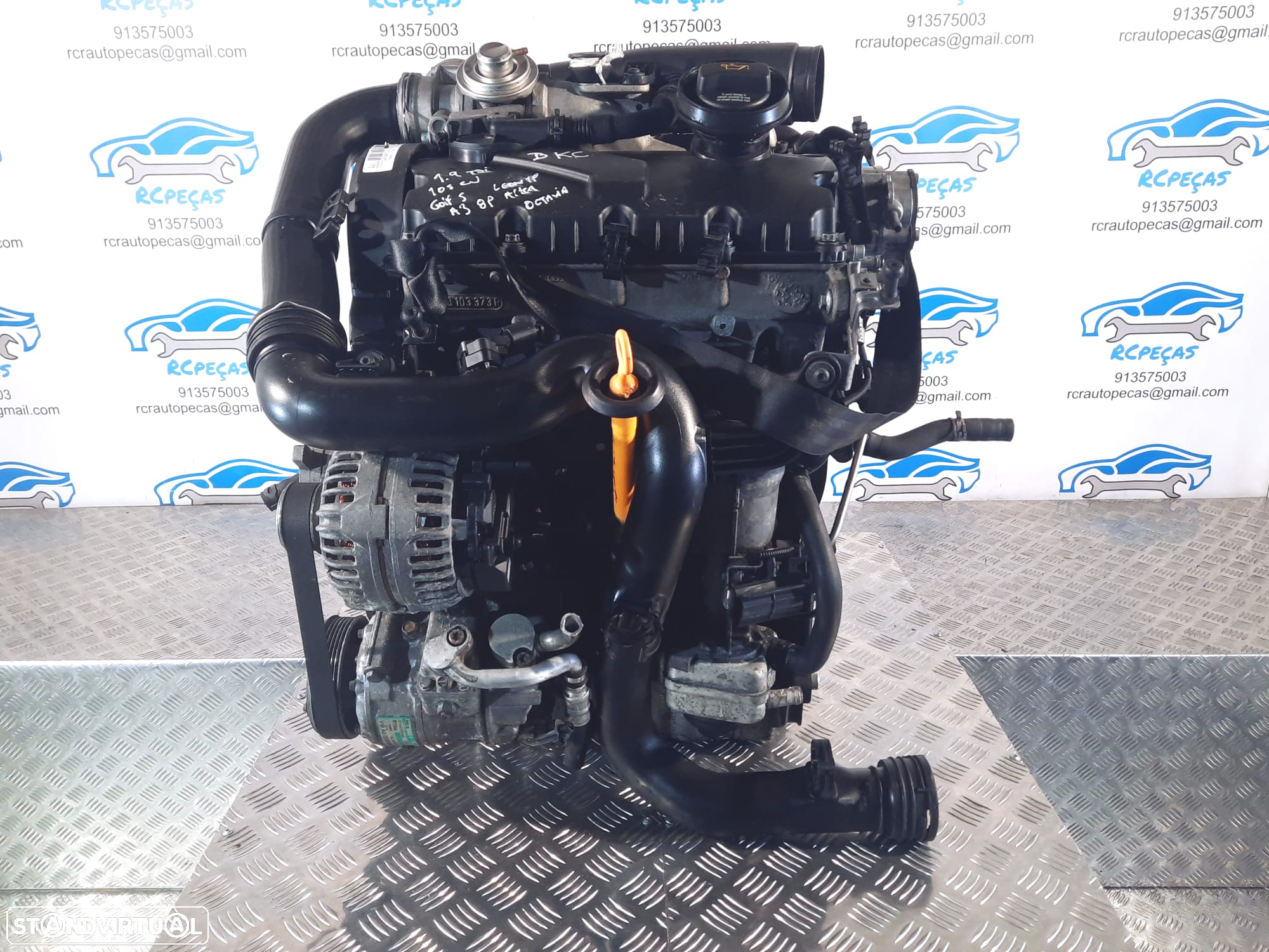 MOTOR COMPLETO 1.9 TDI 8V 105CV BKC - 2