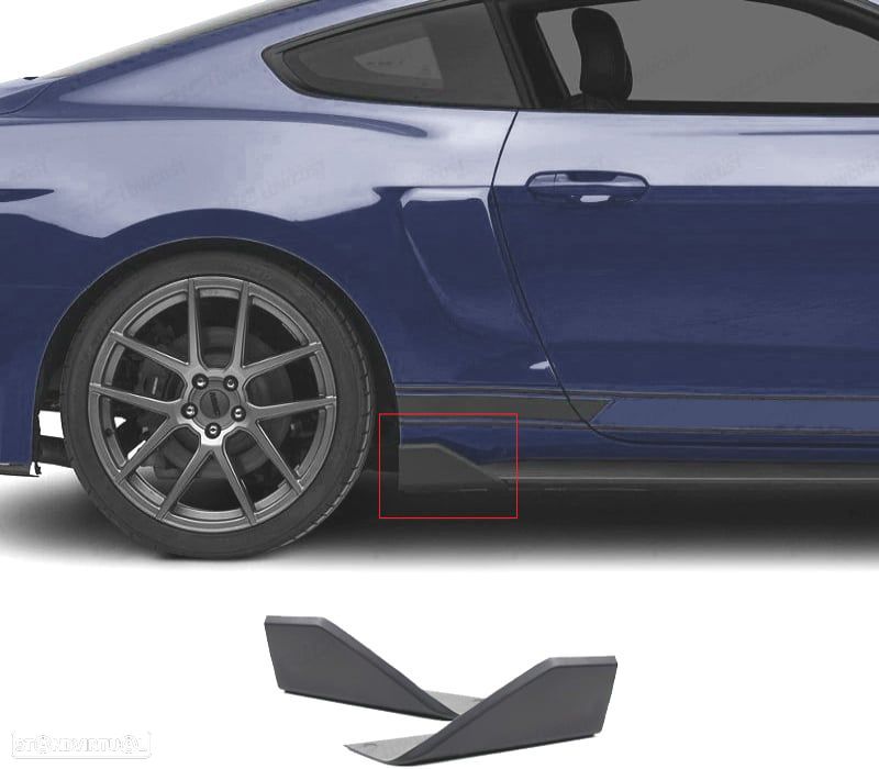 SPLITERS EMBALADEIRAS FORD MUSTANG 15-20 - 1