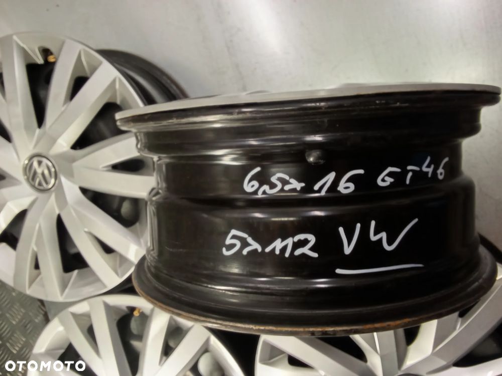Felgi Vw T-Roc Tiguan Touran Passat Caddy Jetta 6,5Jx16 et46 5x112 - 6