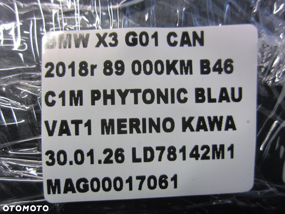 BMW X3 G01 G02 PODUSZKA POWIETRZNA KIEROWCY AIRBAG 32306878440 USA 6878440 - 9