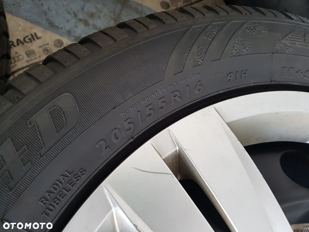 KOŁA ZIMOWE KOŁPAKI 205/55R16 VW GOLF CADDY PASSAT JETTA SKODA  AUDI 5X112 - 20