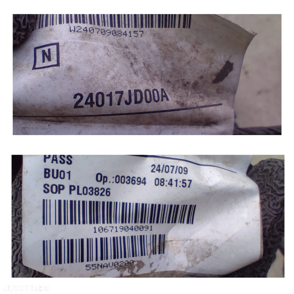 INSTALATIE + SENZORI PARCARE BARA SPATE NISSAN QASHQAI (J10 / NJ10) / QASHQAI +2 / COD OEM 24017JD00A / 55NAV0200 / 28438-BG00A 2007 – 2013 - 8