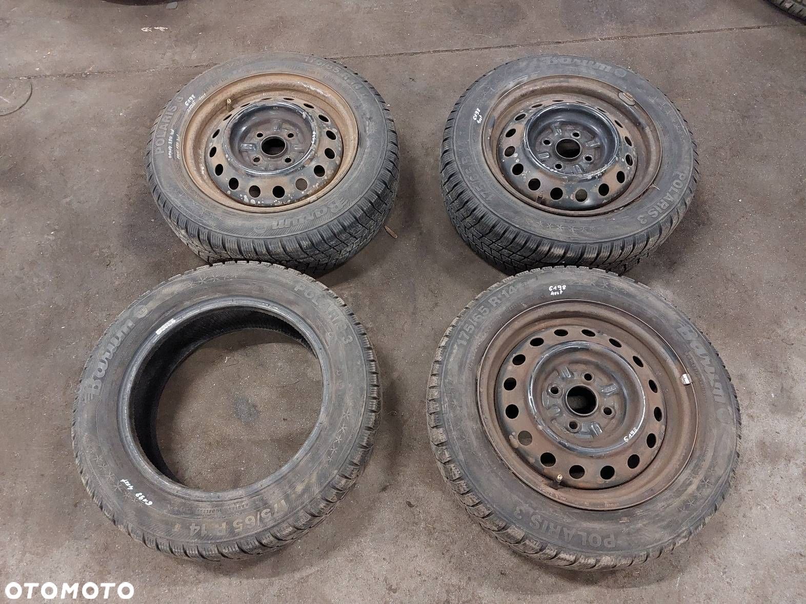 FELGI STALOWE 3 SZT 4X100 5,5Jx14 ET45 FI54,1 TOYOTA YARIS - 1