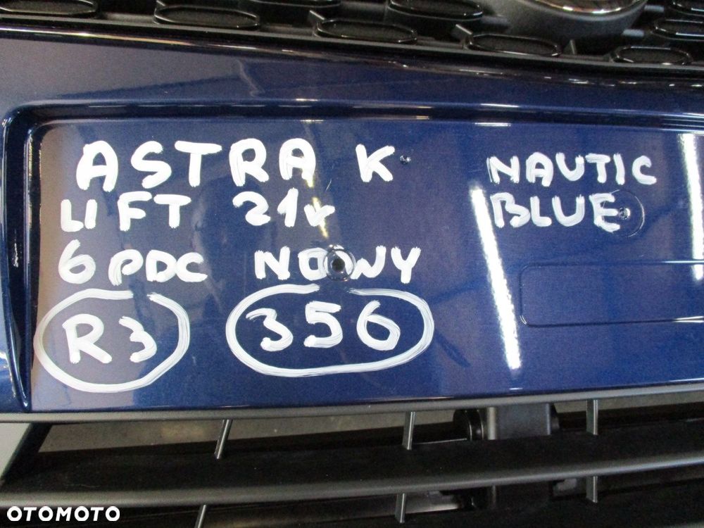 Zderzak OPEL ASTRA K LIFT 21R 6 PDC NAUTIC BLUE - 7