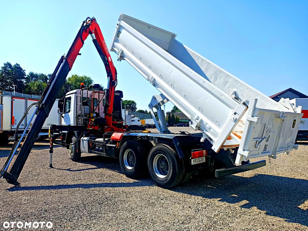 Mercedes-Benz Actros 2636 6x4 Wywrotka HDS Hydroburta Żuraw - 11