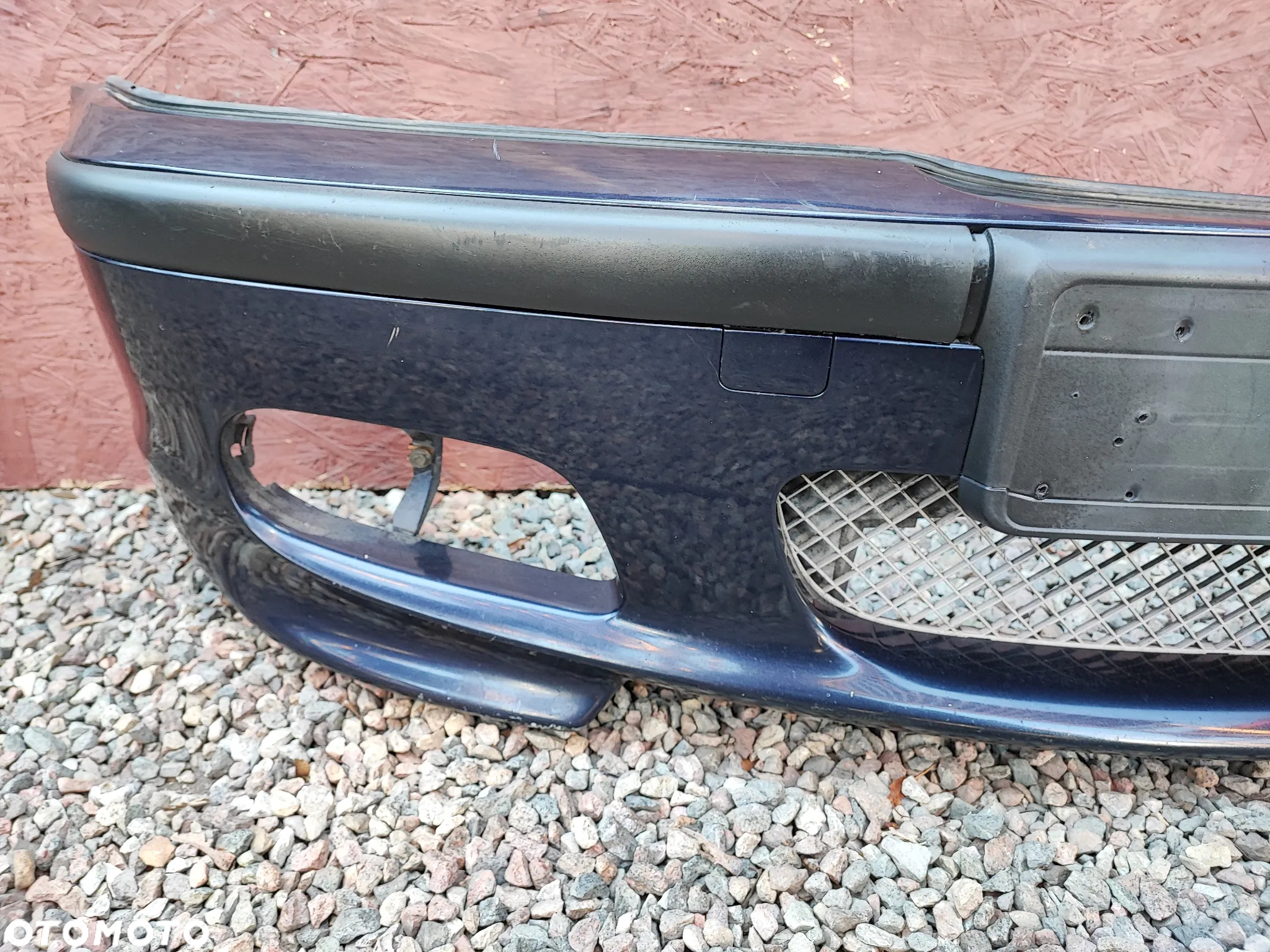 BMW E46 SEDAN / KOMBI ORYGINALNY ZDERZAK M-PAKIET PRZÓD POŁÓWKA DO SPAWANIA W KOLORZE ORIENT-BLAU METALICK O NR.  51 11 7 893 328 OEM - 9