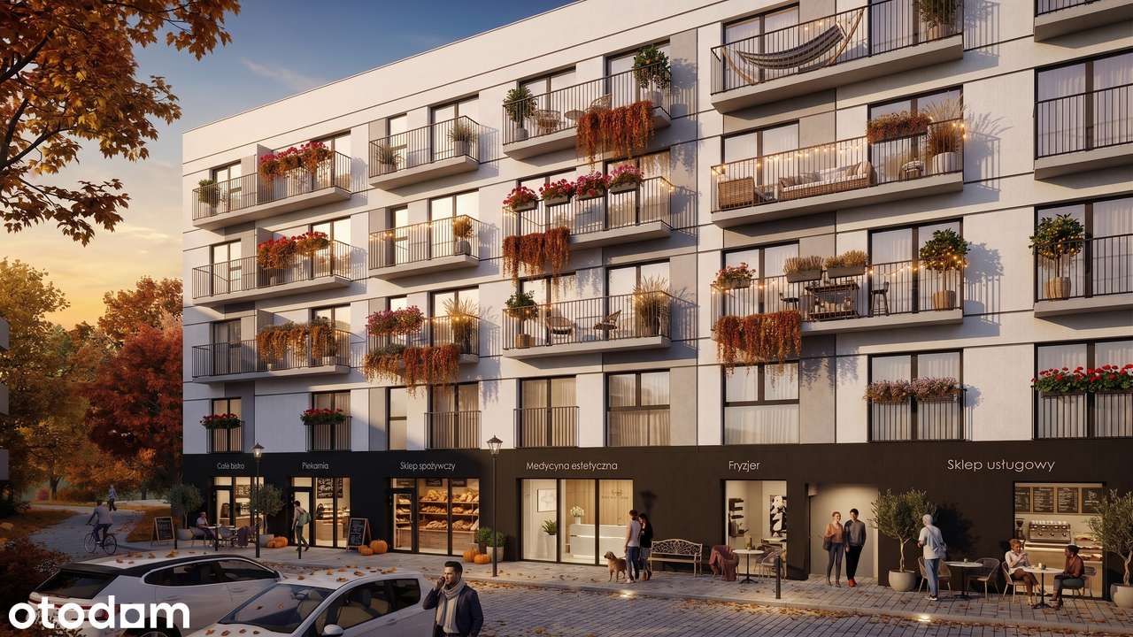 2-pokojowe mieszkanie 45,89 m² z balkonem | 2. piętro