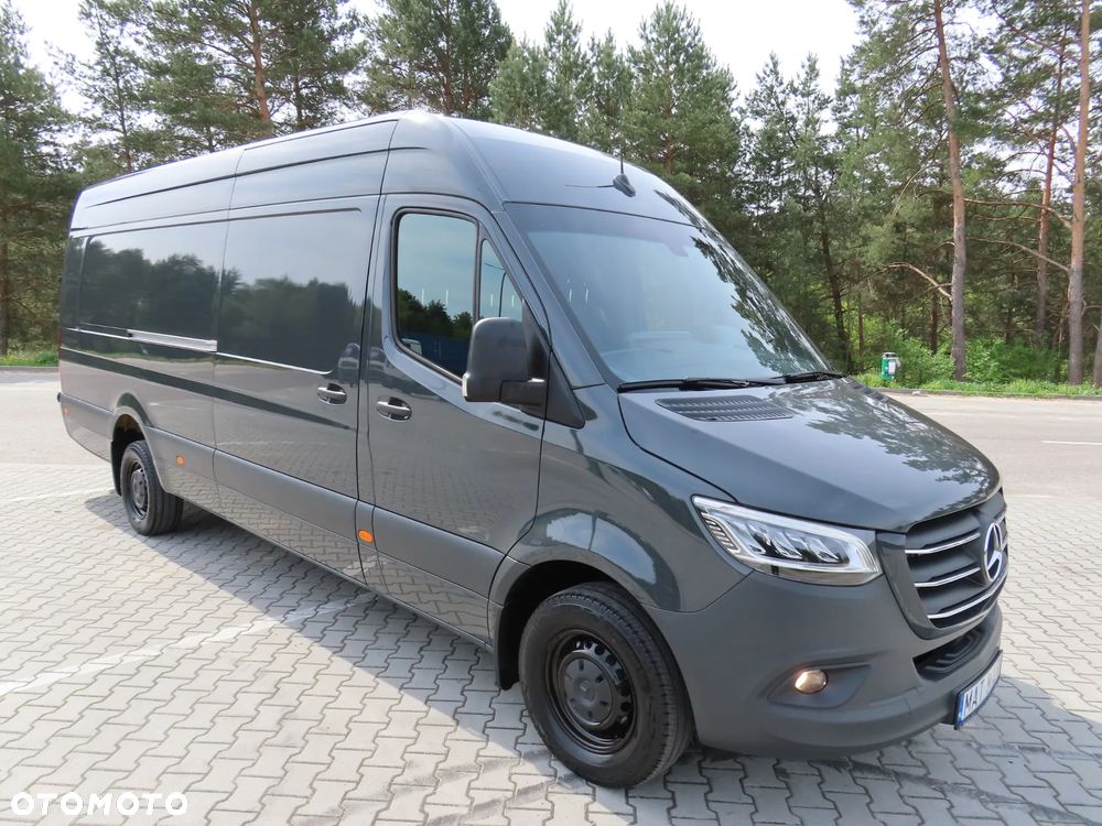 Mercedes-Benz Sprinter 319 CDI 190 KM 9G-Tronic Automat Model 907 Furgon Blaszak Ekstra Długi LONG MAXI + 4800 mm Rozstaw Osi 4325 mm Ładowność 981 Kg GWARANCJA FABRYCZNA Kabina Sypialniana + WEBASTO FULL Opcja Wyposażenia OKAZJA DOSTĘPNY I GOTOWY - 9