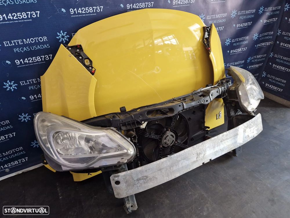 Frente completa usada OPEL CORSA D 2014 capot parachoques oticas guarda lamas radiador - 6