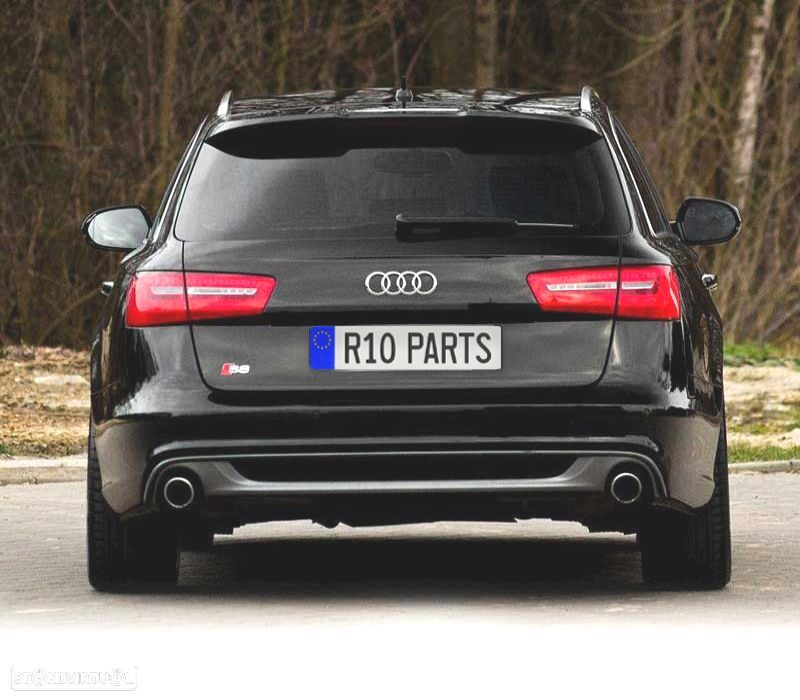 AILERON LIP SPOILER TRASEIRO AUDI A6 4G C7 AVANT 11-14 LOOK S-LINE - 3