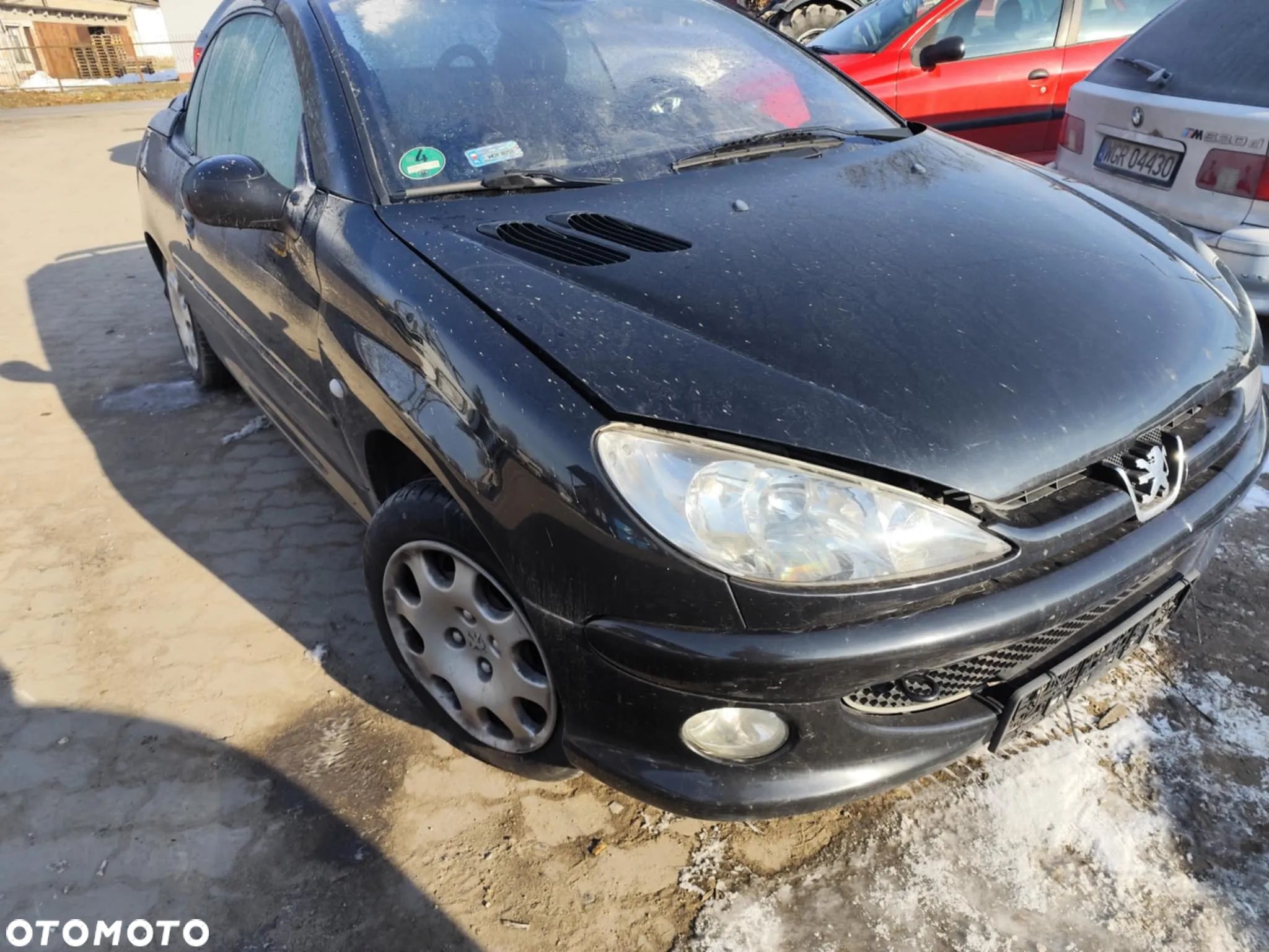 peugeot 206 cc EXL maska zderzak lampa grill błotnik drzwi zbiornik paliwa szyba lusterko klamka - 1