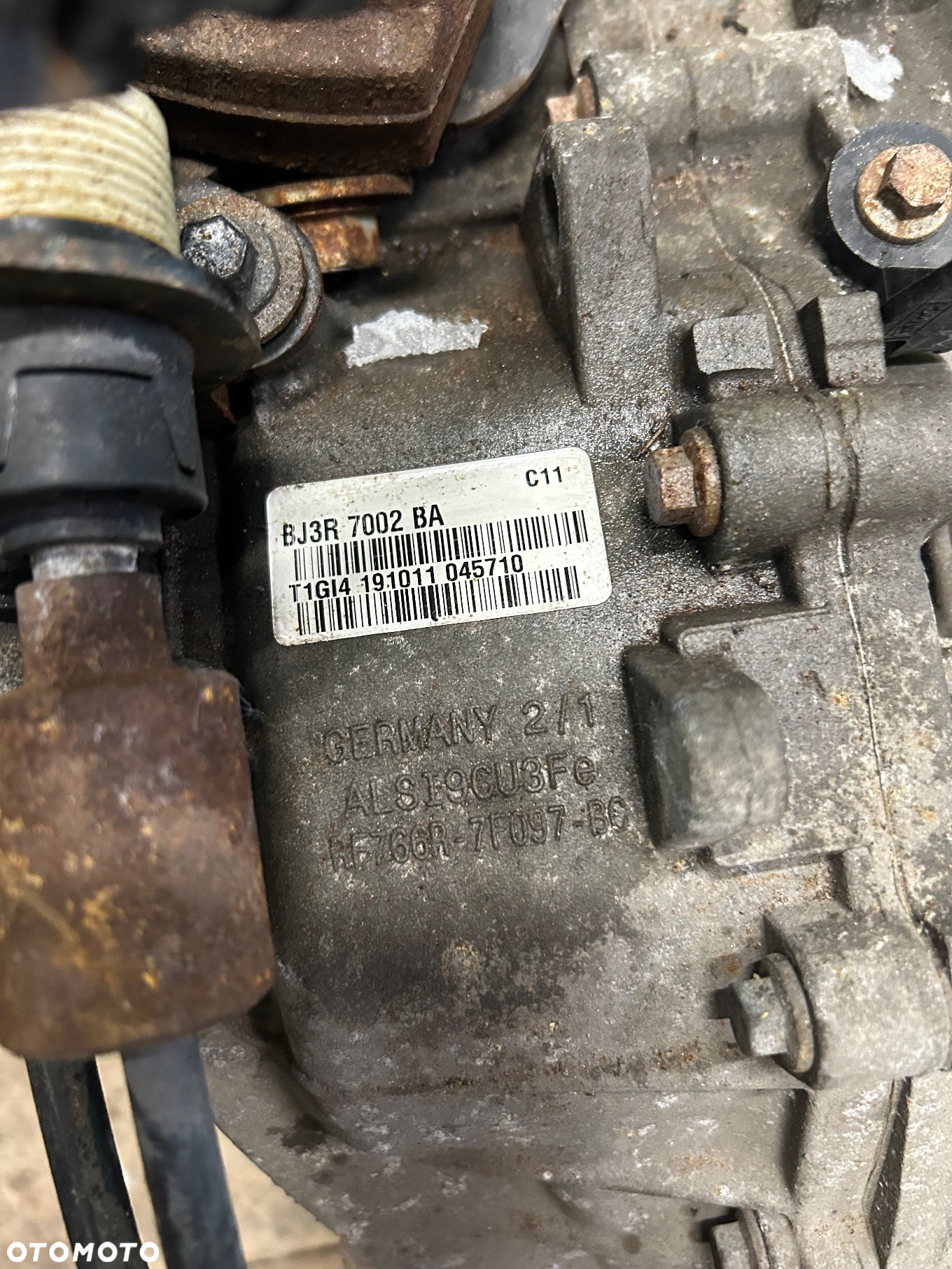 Skrzynia biegow MANUAL manualna BJ3R 7002 BA BJ3R7002BA BJ3R-7002-BA EVOQUE 538 11-15 FREELANDER 2 LIFT LIFTING - 2