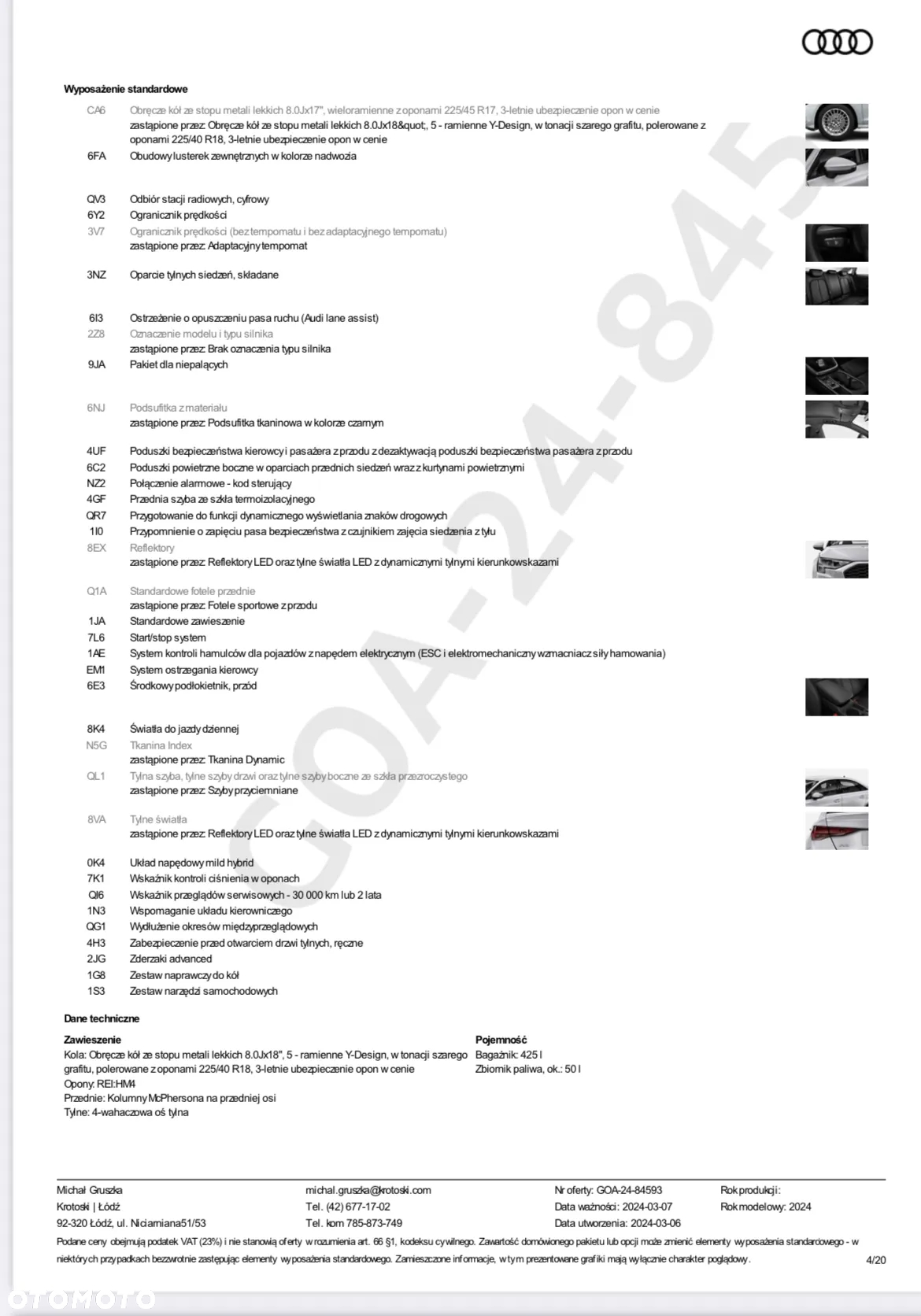 Audi A3 35 TFSI mHEV Advanced S tronic - 23