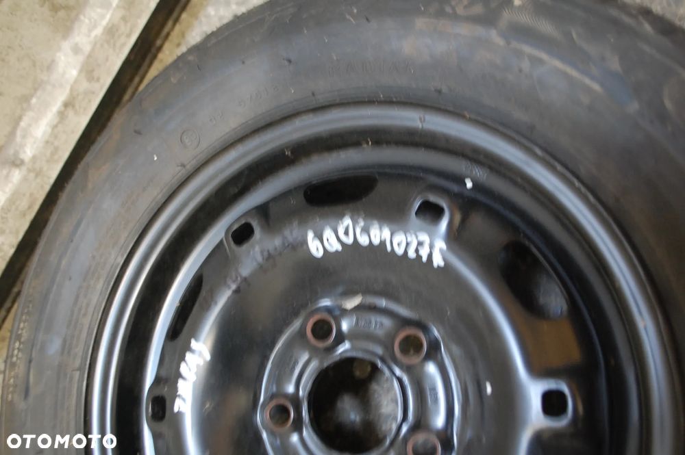 KOŁO FELGA ZAPASOWA 6Q0601027E 155/80R13 VW POLO IV 5X100 ET35 5J SEAT IBIZA III SKODA - 3