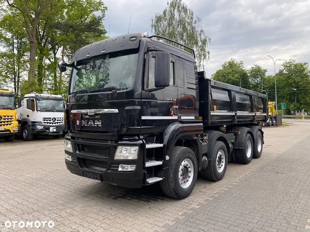 MAN MAN TGS 35.440 8X4 EURO 5 WYWROTKA 3 STRONNA Meiller BORDMATIC 2013R, z Niemiec - 3