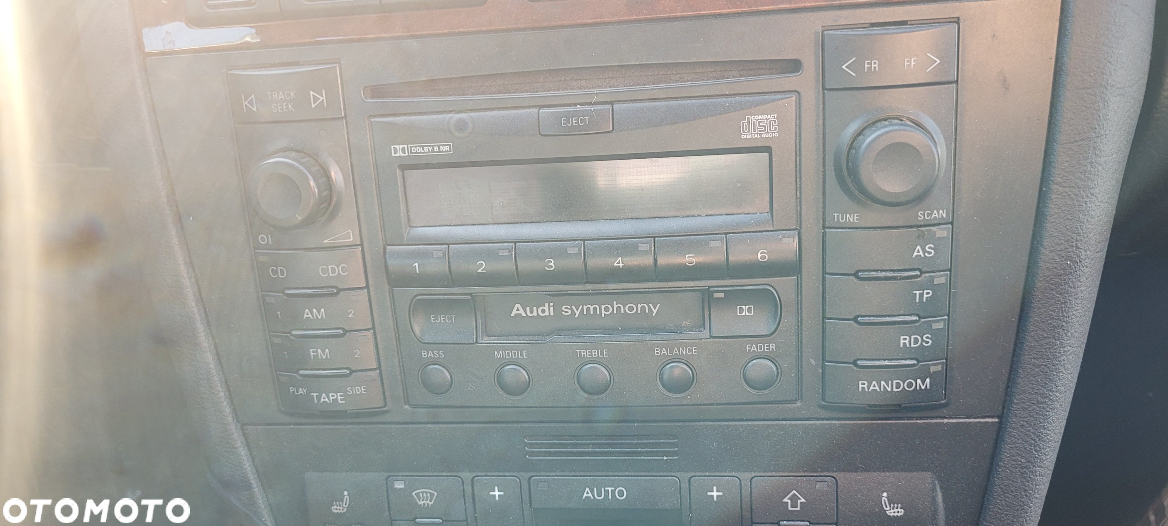 radio CD+kaseta Symphony  Audi A3 A4 B5 - 1