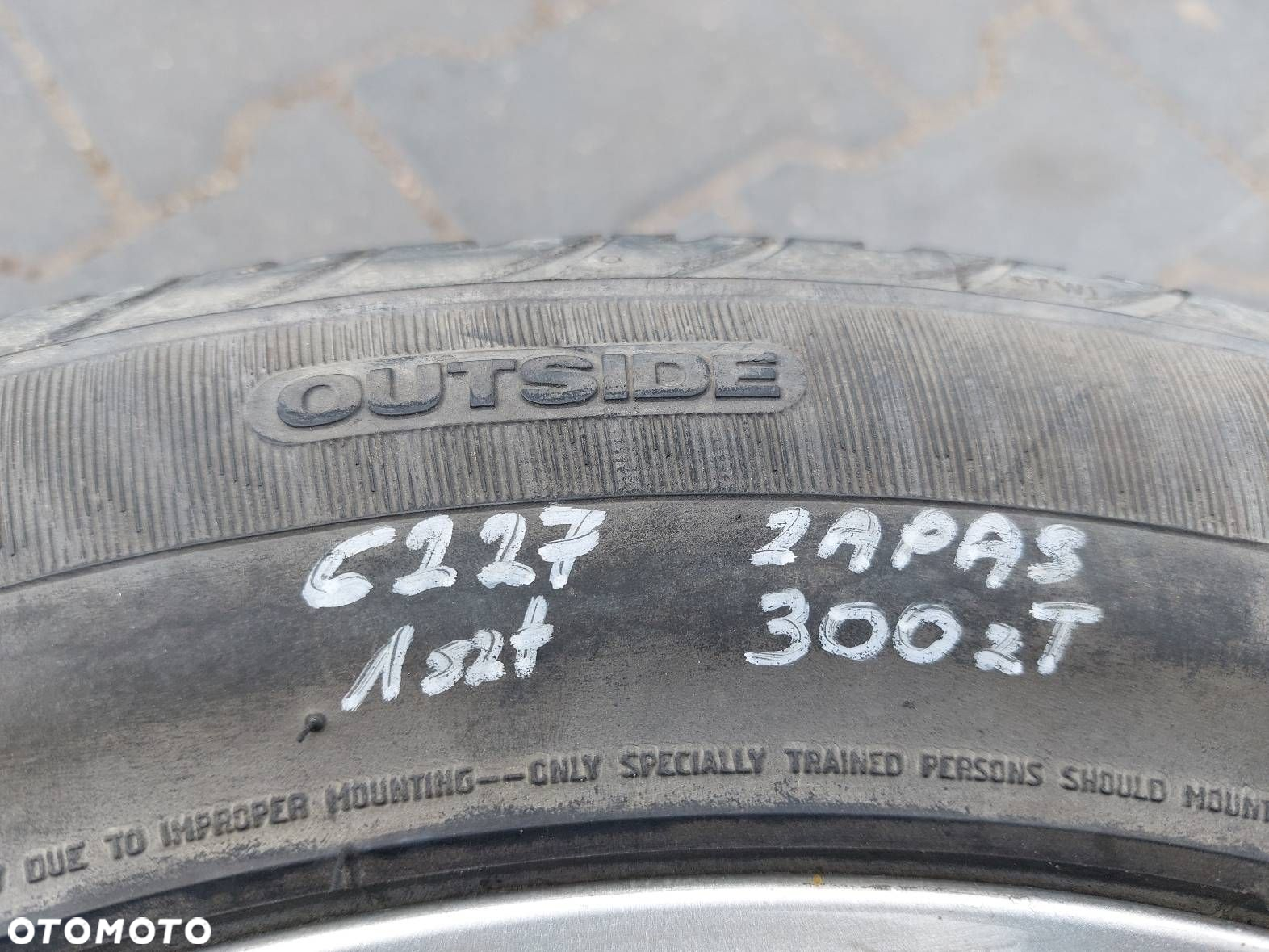 KOŁO FELGA OPONA ZAPAS 5x112 7Jx16 205/55R16 AUDI A6 C6 4B0601025T - 2