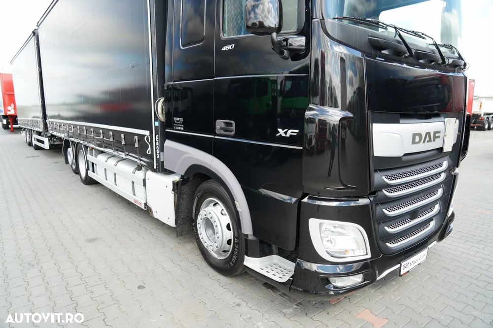DAF XF 480 / AER CONDIȚIONAT PARCARE / COMBINAȚIE TANDEM / 120 M3 / TRANZIȚIE / Wecon / 2019 / CONTRACT POST-SERVICE - 4