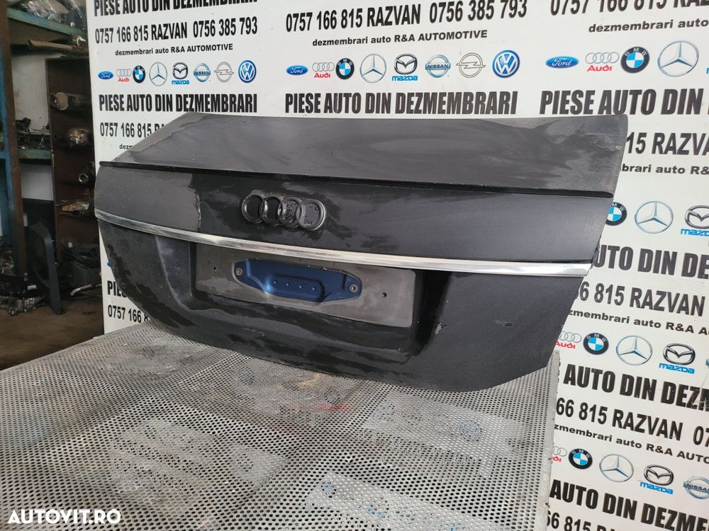 Capota Spate Portbagaj Haion Hayon Audi A6 4F C6 An 2006-2011 Culoare Gri/Este Infoliat Negru - 2