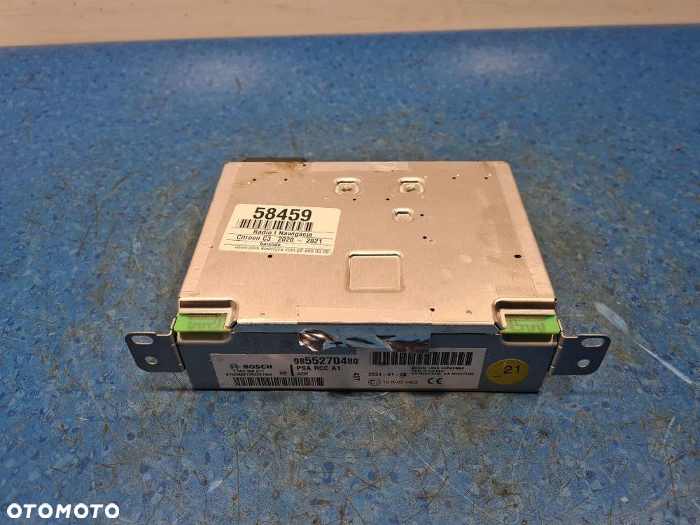 CITROEN C3 III LIFT RADIO I NAWIGACJA 9855270480 - 1