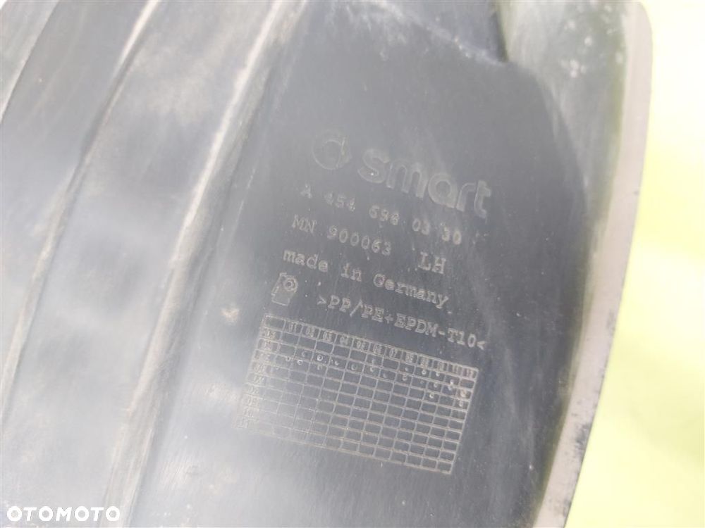 Nadkole lewe tylne tył ŚLIZG ZDERZAKA SMART FORFOUR I 2004-2006 - 4