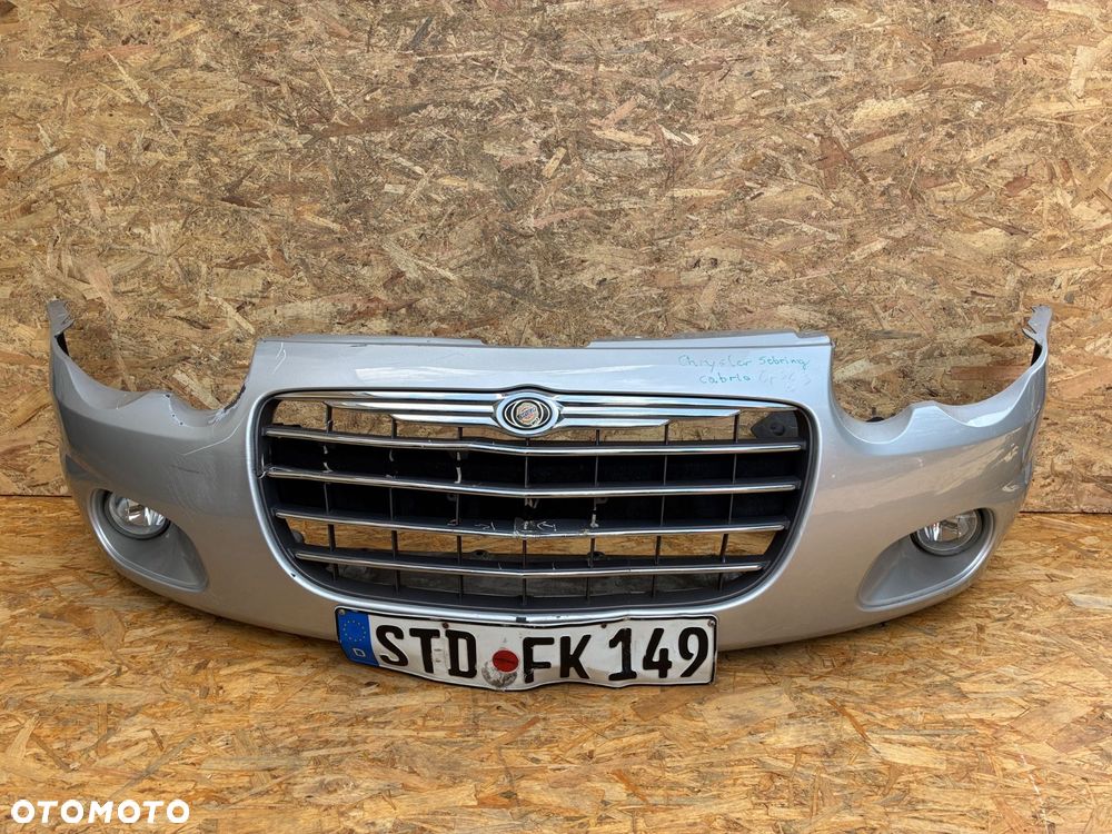 Chrysler sebring srebrny cabrio ZDERZAK PRZÓD  PRZEDNI  HALOGEN - 1