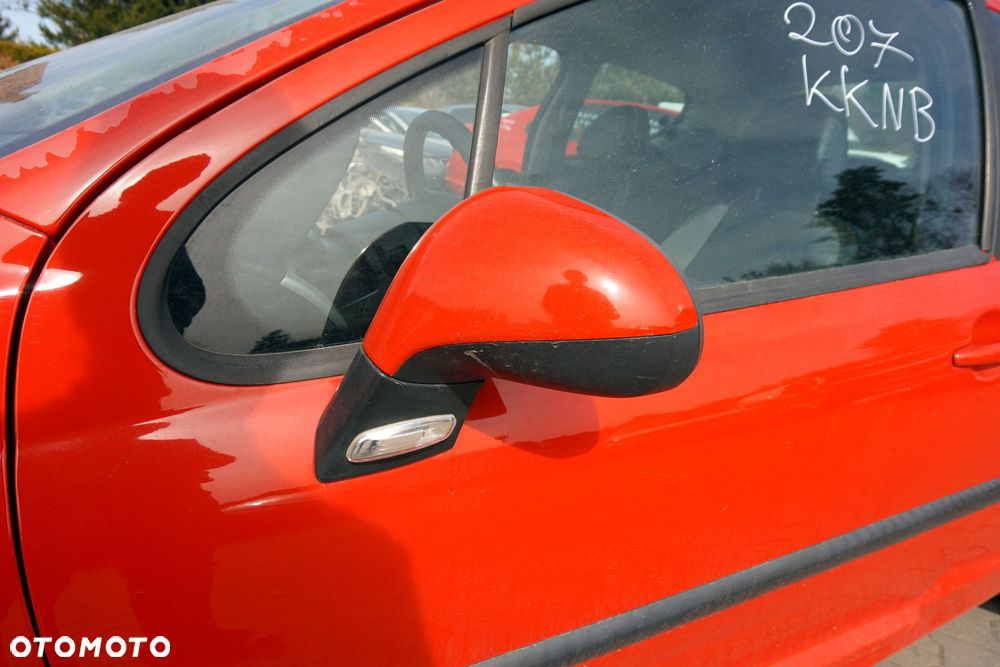 LUSTERKO ELEKTRYCZNE LEWE 207  KKNB CZERWONY PEUGEOT 2006-2009 - 1
