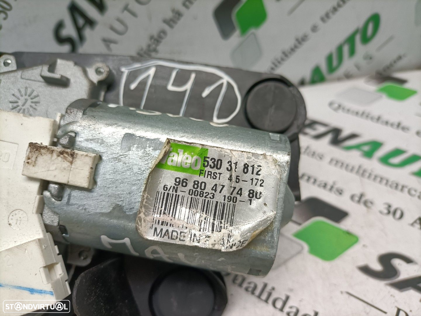 Motor Limpa Vidro Traseiro Peugeot 3008 Veículo Multiuso (0U_) - 2