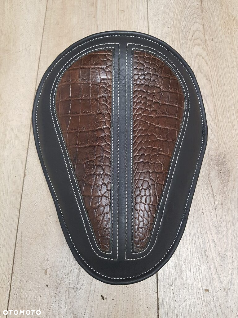 Siedzenie solo La Rosa 13'' Aligator Harley Davidson Old School - 2