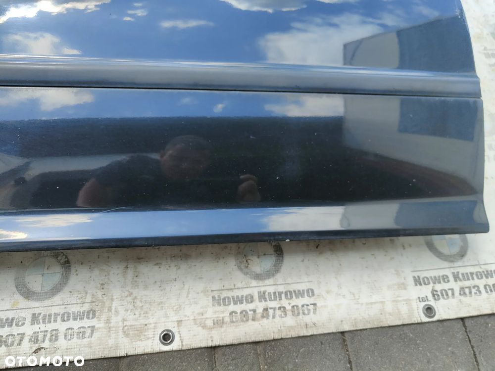 BMW E46 Sedan Kombi Drzwi prawe przednie przód Cosmosschwarz 303/9 - 6