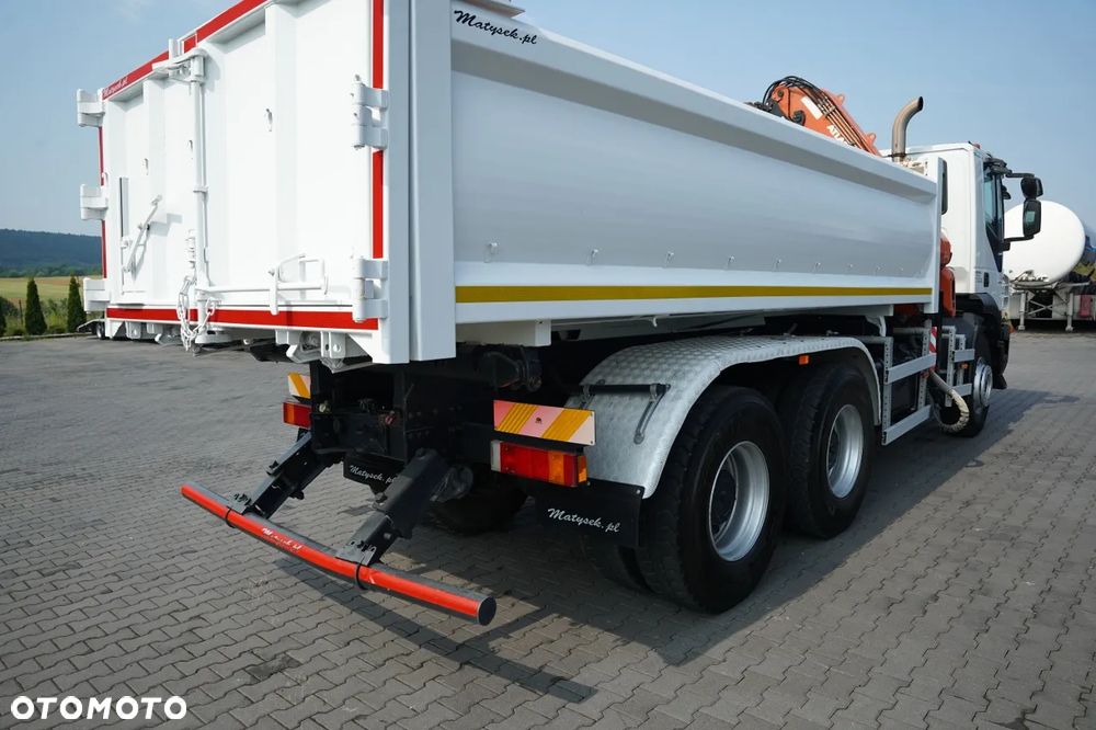 Iveco TRAKKER 410 / 6X4 / 2 STR. WYWROTKA + HDS ATLAS 125.2 /  HYDROBURTA / ROTATOR / MANUAL / EURO 5 EEV / - 22