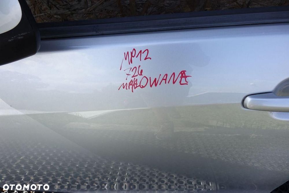 DRZWI LEWE PRZÓD TYŁ 2SZT OPEL AGILA B II MALOWANE 1213ZAA - 5