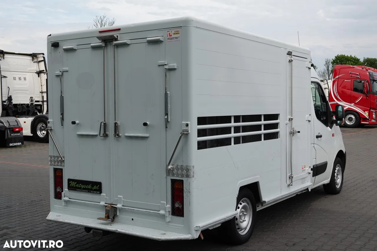 Renault MASTER / PENTRU ZEPTEL / PENTRU TRANSPORT ANIMALE / 2016 / IMPORTAT - 6