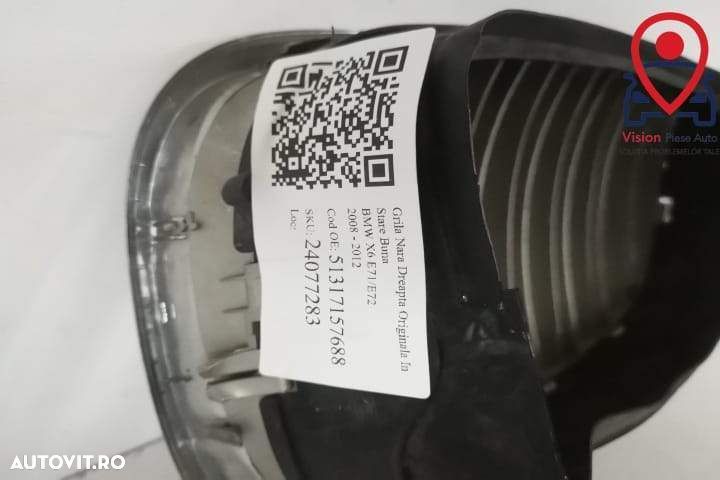 Grila Nara Dreapta Originala In Stare Buna BMW  X6  E71/E72 [2008 - 20 - 7