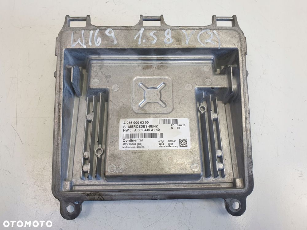 Mercedes W169 1.5 8V STEROWNIK SILNIKA A2669000300 - 4
