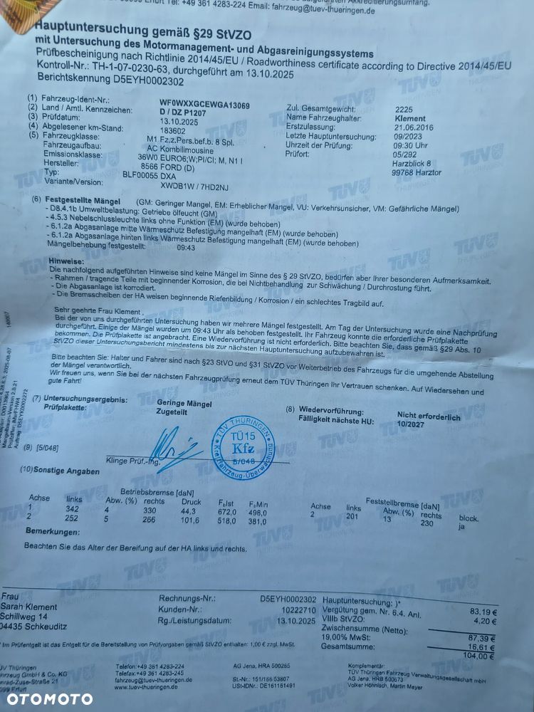 Ford Grand C-MAX 1.5 TDCi Start-Stopp-System Titanium - 34