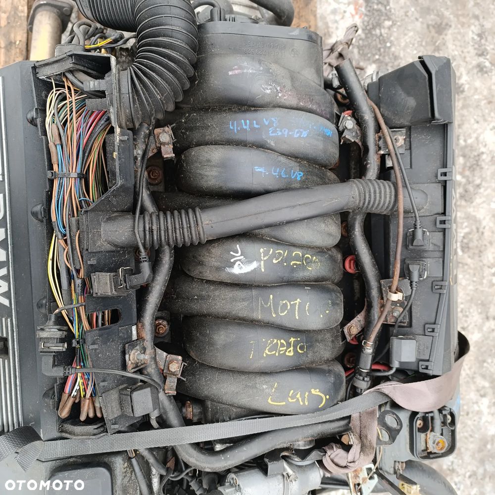SILNIK M62B35 3.5 V8 + SKRZYNIA AUTOMATYCZNA ZF 5HP24/BMW E38/39 - 7