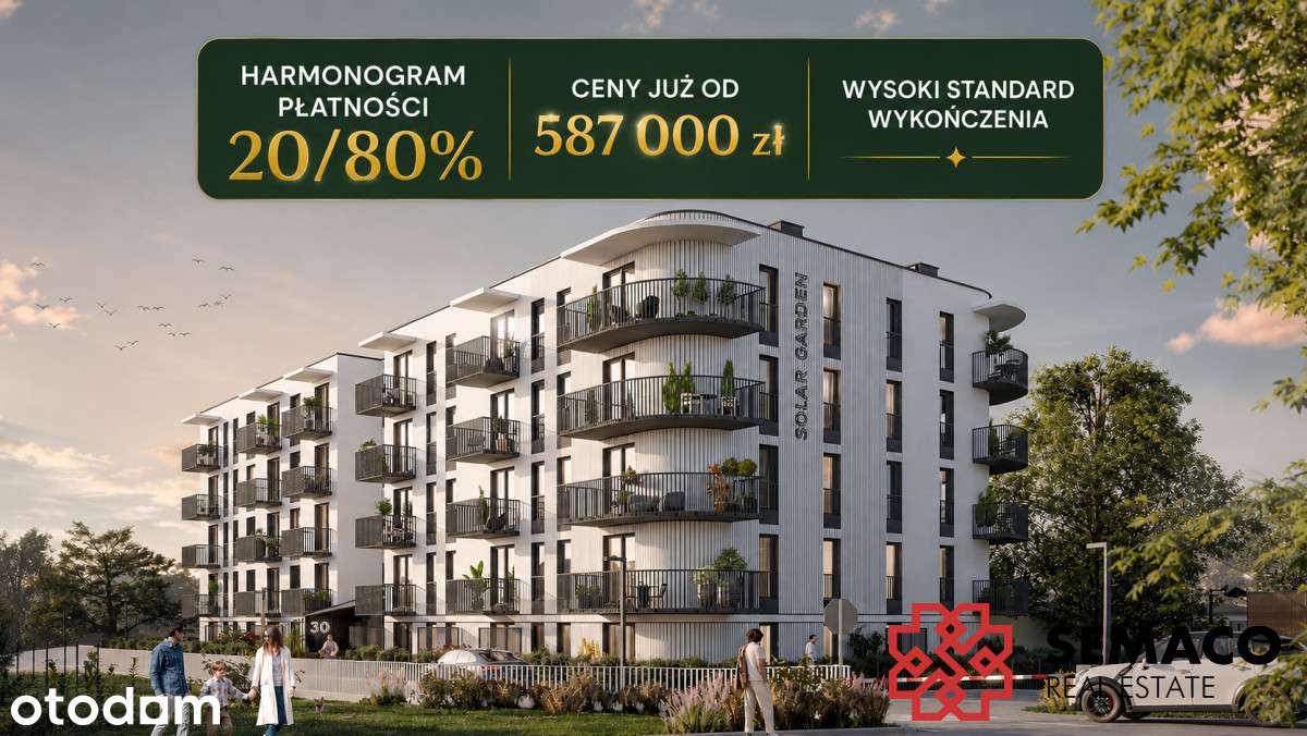 Tramwaj 300m/Obok parku/HP 20/80%/Bez prowizji