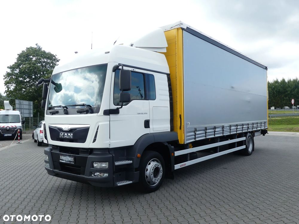 MAN TGM 18.340 / FIRANKA 7.70 + WINDA / ZSUWANY DACH / EURO 6 / - 1