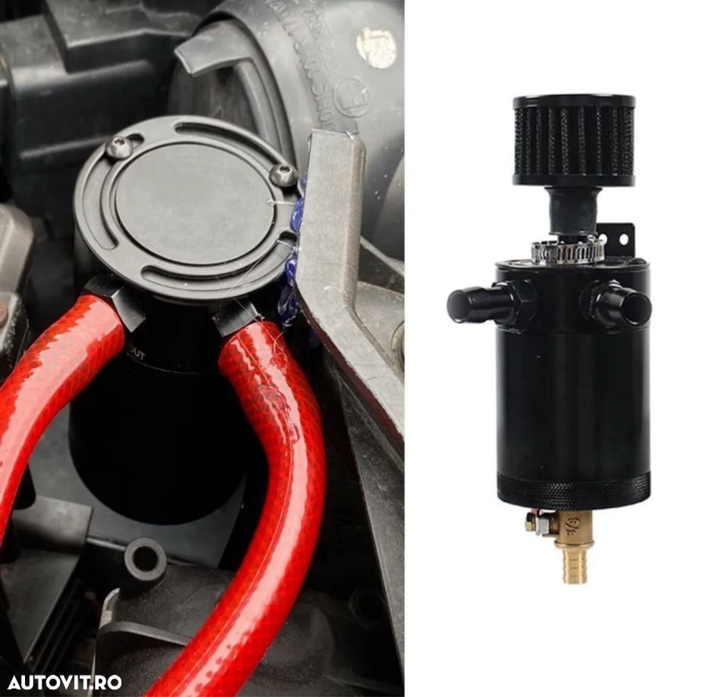 Epurator Gaze Captator Ulei Rezervor Oil Catch Can Decantor Universal - 3