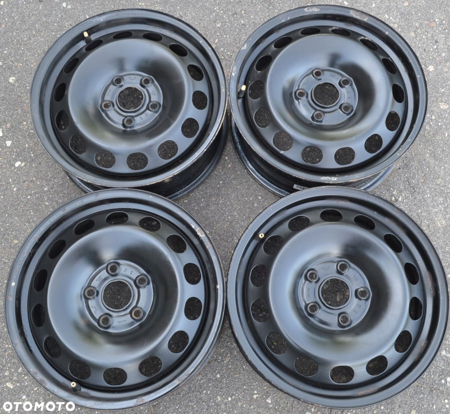 FELGA STALOWA VW SKODA AUDI SEAT 5x112 6J16 ET 48 x1szt F-427 - 4