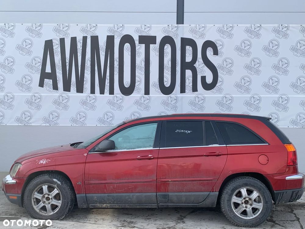 CHRYSLER PACIFICA 2004 *SAMOCHÓD NA CZĘŚCI* 3950 MASKA, LAMPA, DRZWI, LUSTERKO, ZDERZAK, GRILL, BŁOTNIK, KLAPA, BELKA, DESKA, FOTELE, KANAPA, ĆWIARTKA KIEROWNICA, TARCZE, ZACISKI, ZAWIESZENIE, KOMPLETNY PRZÓD, KOMPLETNY TYŁ, LICZNIK, ZEGARY, PRAWE LEWE PRZÓD TYŁ - 3