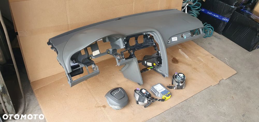 Konsola poduszki pasy AIRBAG sensor zestaw naprawczy Audi A6 C6 Szara - 3