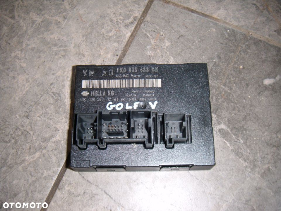 GOLF V  moduł  komfortu 1k0959433bk - 1