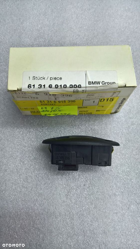 MINI COOPER R50 R53 S PRZEŁĄCZNK SZYBERDACHU 6918396 - 8