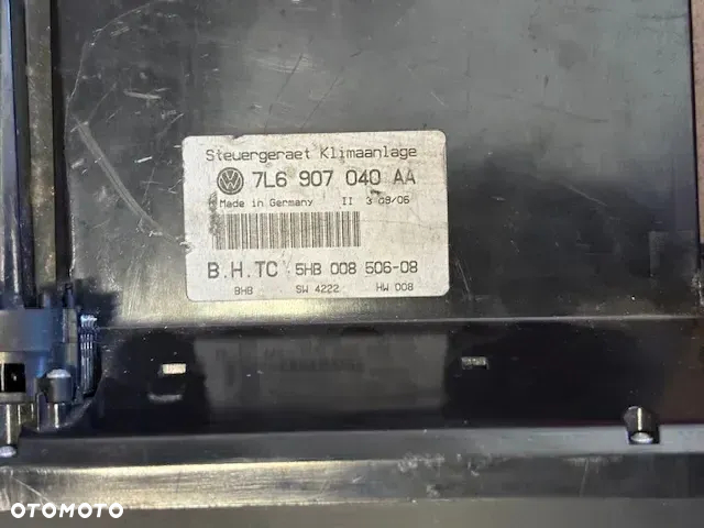 PANEL KLIMATYZACJI NAWIEWU VOLKSWAGEN VW TOUAREG 7L6907040AA - 5